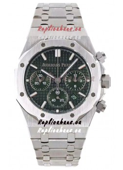 Audemars Piguet Royal Oak Chronograph 1:1 Mirror Replica - 904L Steel in Green Dial 41MM