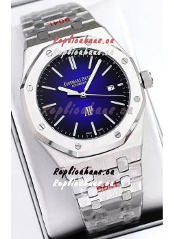 Audemars Piguet Royal Oak Jumbo Extra Thin Edition Watch in Blue Dial - 39MM in 904L Steel Case