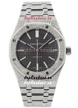 Audemars Piguet Royal Oak Frosted 37MM Self-Winding Grey Dial 1:1 Mirror Replica Watch