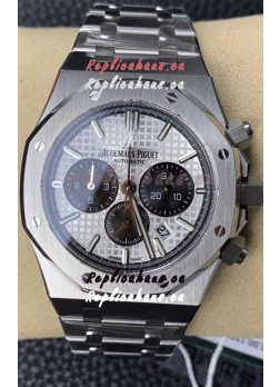 Audemars Piguet Royal Oak Chronograph White Dial Steel Strap Swiss Replica Watch