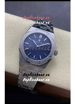 Audemars Piguet Royal Oak 33MM 904L Steel Blue Dial 1:1 Mirror Replica Watch