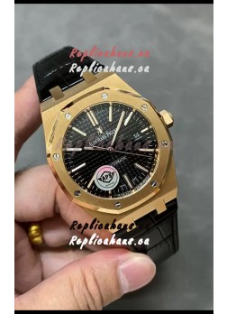 Audemars Piguet Royal Oak 15510 50th Anniversary 41MM Black Dial Rose Gold 41MM 1:1 Mirror Replica