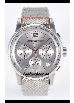 Audemars Piguet CODE 11.59 Chronograph Swiss Replica Watch in 904L Steel Silver Dial