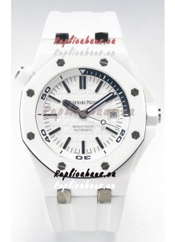 Audemars Piguet Royal Oak Offshore Ceramic Super Clone Watch White Dial Cal.3102 Movement