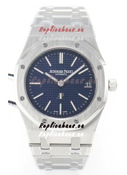 Audemars Piguet Royal 15202 39MM Super Clone Swiss Replica Watch in Blue Dial 