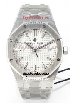 Audemars Piguet Royal 34MM Super Clone Swiss Replica Watch in White Dial