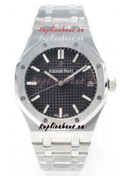 Audemars Piguet Royal Oak 15500 41MM 904L Steel Black Dial Super Clone Replica Watch 