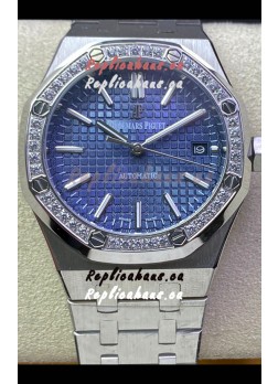 Audemars Piguet Royal Oak 37MM Blue Dial Watch in 3120 Movement - 1:1 Mirror Replica