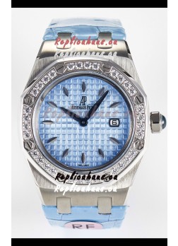 Audemars Piguet Royal Oak 33MM 904L Steel Quartz Blue Dial Swiss Replica Watch