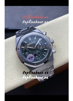 Audemars Piguet Royal Oak Chronograph 1:1 Mirror Replica - 904L Steel in Green Dial 41MM