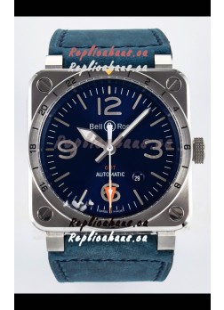Bell & Ross BR03-93 GMT Edition Blue Dial 1:1 Mirror Replica Watch 