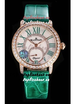 Blancpain Super Clone Lady Bird Colors Edition Watch in Rose Gold Casing