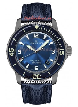 Blancpain Fifty Fathoms Automatique Titanium Edition Swiss Replica Watch in 1:1 Mirror Quality