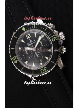 Blancpain Blancpain Fifty Fathoms Chronograph Flyback Black 1:1 Mirror Replica Watch
