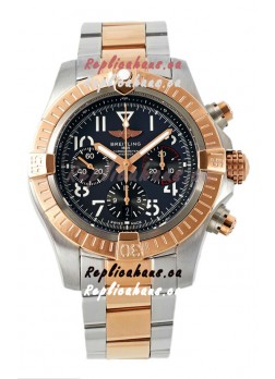 Breitling Avenger B01 Chronograph 45 Two Tone Rose Gold  1:1 Mirror Swiss Replica Watch 