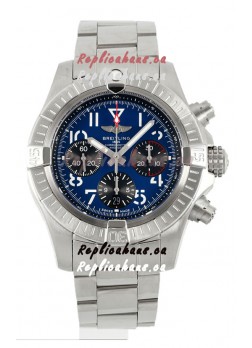 Breitling Avenger B01 Chronograph 45 Stainless Steel Blue Dial 1:1 Mirror Swiss Replica Watch 