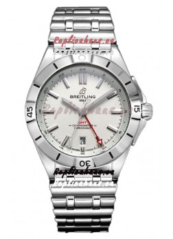Breitling Chronomat Automatic GMT 40 White Dial 1:1 Mirror Swiss Replica Watch 