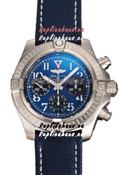 Breitling Avenger Chronograph 45 Blue Dial 1:1 Mirror Swiss Replica Watch 