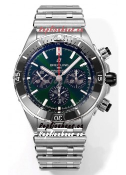 Breitling Chronomat B01 42 Edition Swiss 904L Steel Casing Green Dial 1:1 Mirror Replica Watch
