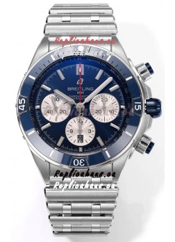 Breitling Chronomat B01 42 Edition Swiss 904L Steel Casing Blue Dial 1:1 Mirror Replica Watch