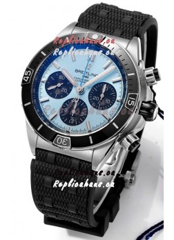 Breitling Chronomat B01 42 Edition Swiss 904L Steel Casing Blue Dial 1:1 Mirror Replica Watch