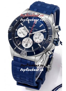 Breitling Chronomat B01 42 Edition Swiss 904L Steel Casing Blue Dial 1:1 Mirror Replica Watch