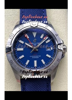 Breitling Avenger GMT Automatic 44 Swiss 1:1 Super Clone Replica Watch - Blue Dial 