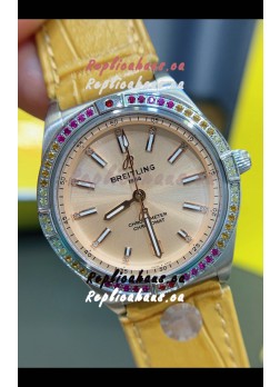 Breitling Chronomat Automatic 36MM 1:1 Mirror Swiss Replica Watch Steel Case