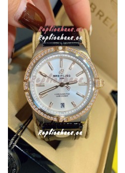 Breitling Chronomat Automatic 36MM 1:1 Mirror Swiss Replica Watch Steel Case