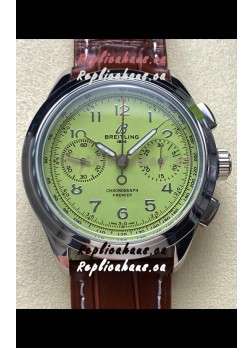Breitling Premier B01 Chronograph 42 Edition Steel Casing Green Dial - 1:1 Mirror Replica Watch