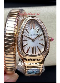 Bvlgari Serpenti Edition Rose Gold Casing Watch in 1:1 Mirror Quality
