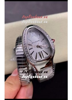 Bvlgari Serpenti Edition Stainless Steel Casing Watch in 1:1 Mirror Quality