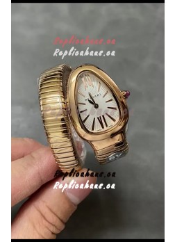 Bvlgari Serpenti Edition Rose Gold Casing Watch in 1:1 Mirror Quality