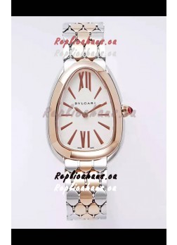 Bvlgari Serpenti Seduttori Edition in Two Tone Rose Gold Casing Super Clone Watch