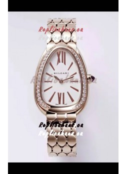 Bvlgari Serpenti Seduttori Edition in Rose Gold Casing Super Clone Watch
