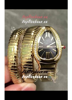 Bvlgari Serpenti Tubogas Double Spiral Rose Gold Super Clone Replica Watch