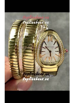Bvlgari Serpenti Tubogas Double Spiral Rose Gold Super Clone Replica Watch