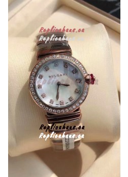 Bvlgari LVCEA Edition Watch in Two Tone Rose Gold Steel - 1:1 Mirror Replica