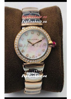 Bvlgari LVCEA Edition Watch in Two Tone Rose Gold Steel - 1:1 Mirror Replica