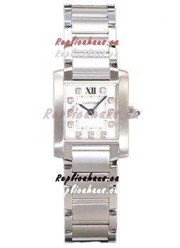 Cartier Tank Francaise Stainless Steel Swiss Quartz Replica Watch 25.70MM