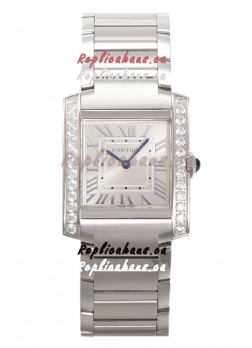 Cartier Tank Francaise Stainless Steel Swiss Quartz Replica Watch 25.70MM