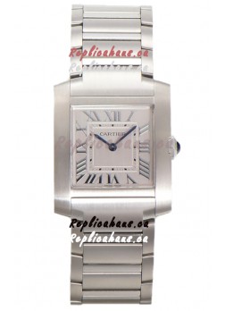 Cartier Tank Francaise Stainless Steel Swiss Quartz Replica Watch 25.70MM