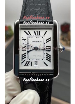 Cartier Tank Solo Swiss Automatic Watch in Stainless Steel Casing 31MM Wide - Superlone Edition