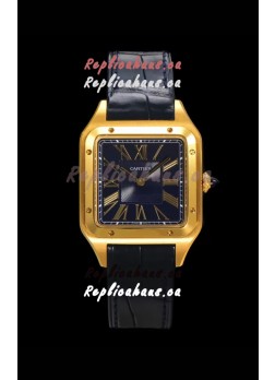 Cartier Santos Dumont 27MM Super Clone Edition Watch in Gold Casing 