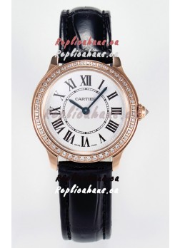 Ronde Louis Cartier Super Clone 29MM Rose Gold. Watch in Swiss Quartz Movement