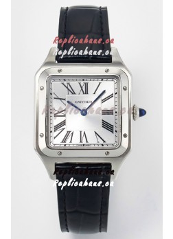 Cartier Santos Dumont 31.4MM Super Clone Edition Watch in Steel Casing