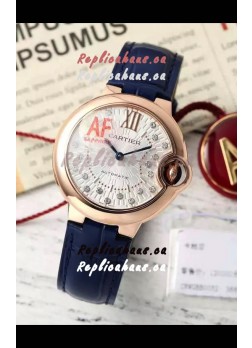 Ballon De Cartier Swiss Automatic 1:1 Mirror Quality 33MM in Rose Gold Plating