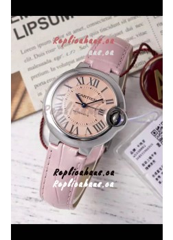 Ballon De Cartier Swiss Automatic Beige Dial Mirror Quality 33MM in Stainless Steel