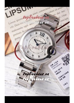 Ballon De Cartier Swiss Automatic 1:1 Mirror Quality 33MM in Steel Casing