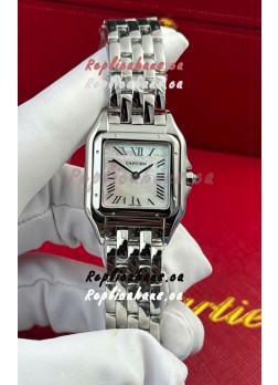 PANTHERE de Cartier Edition 27mm Pearl Dial 1:1 Mirror Swiss Watch Steel Casing